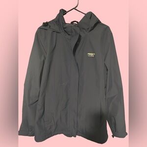 L.L. Bean Women's Dark Gray Hooded Ski Jacket